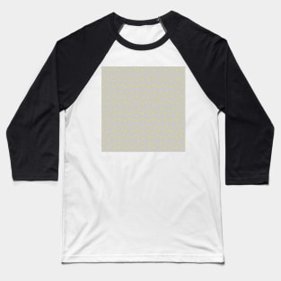 Yellow Dots Pattern Baseball T-Shirt